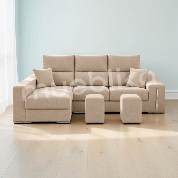 Sofá Chaiselongue Valencia 3 Plazas 265cm