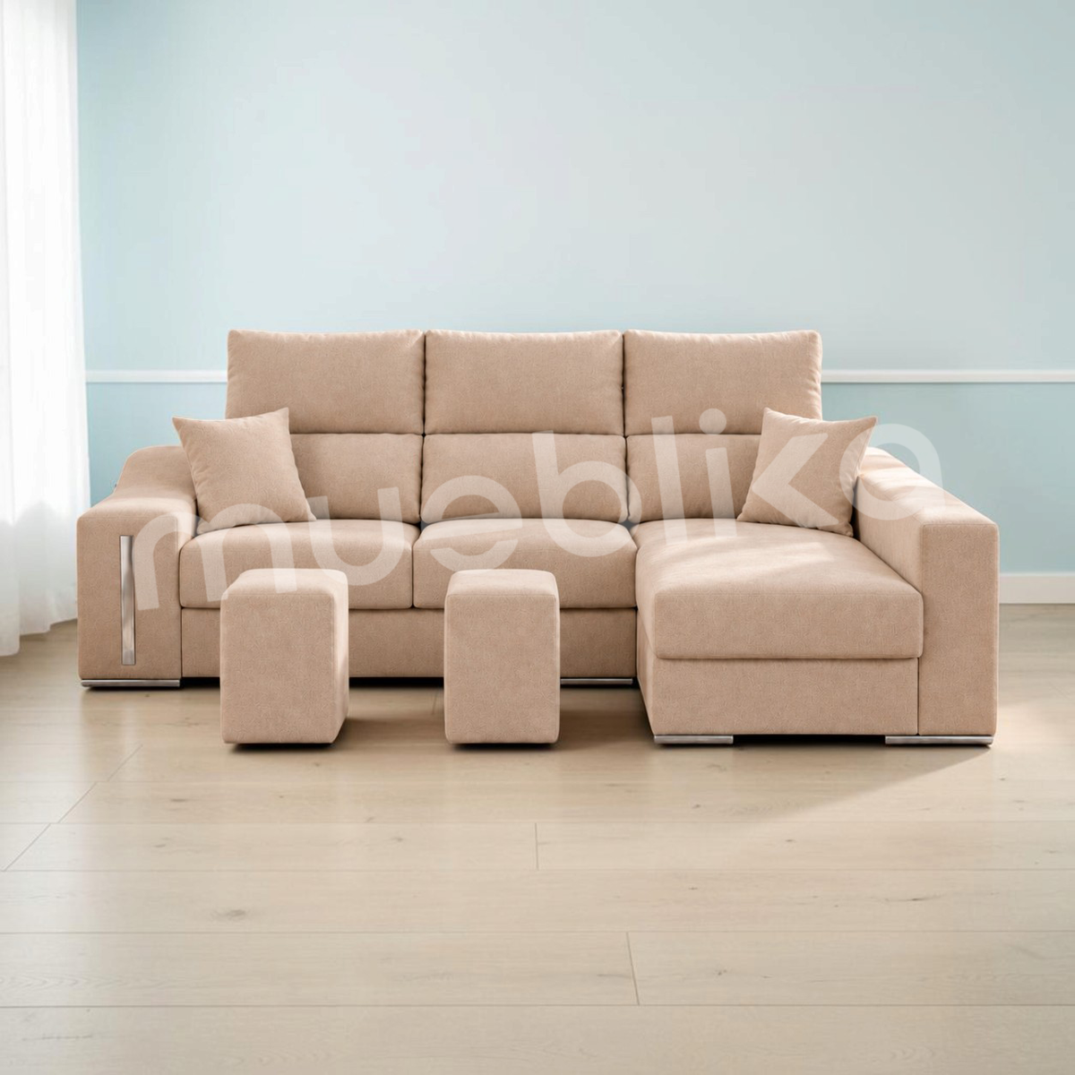Sofá Chaiselongue Valencia 3 Plazas 265cm