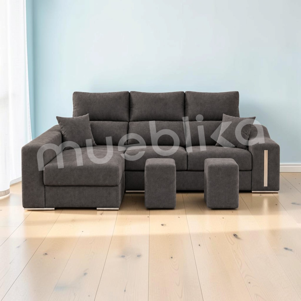 Sofá Chaiselongue Valencia 3 Plazas 265cm