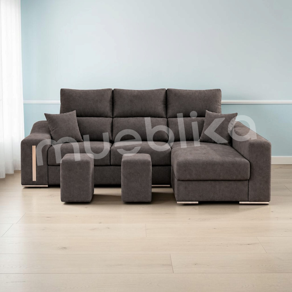 Sofá Chaiselongue Valencia 3 Plazas 265cm