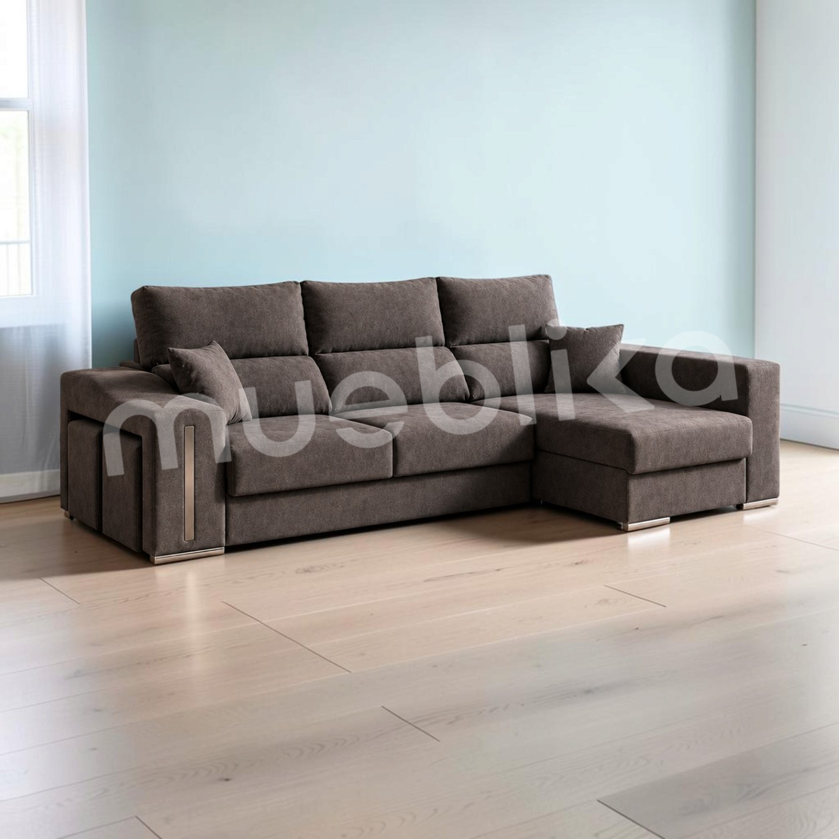 Sofá Chaiselongue Valencia 3 Plazas 265cm